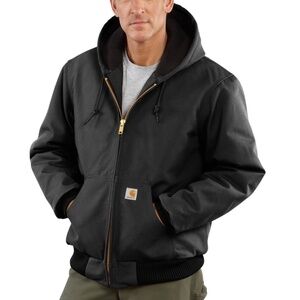 Carhartt J140 Big and Tall Firm Duck Active Flannel-Lined Jacket - Insulated.NWT